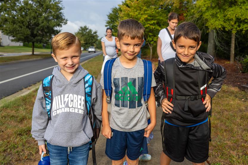 Students Walk to School